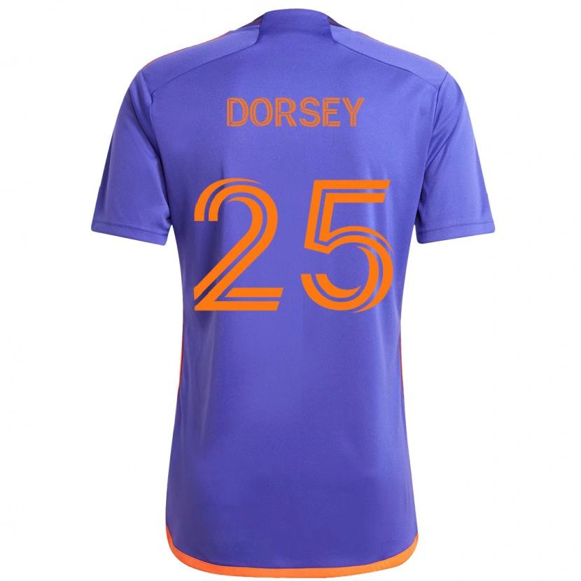 Danxen Homme Maillot Griffin Dorsey #25 Orange Blanc Tenues Extérieur 2025/26 T-Shirt