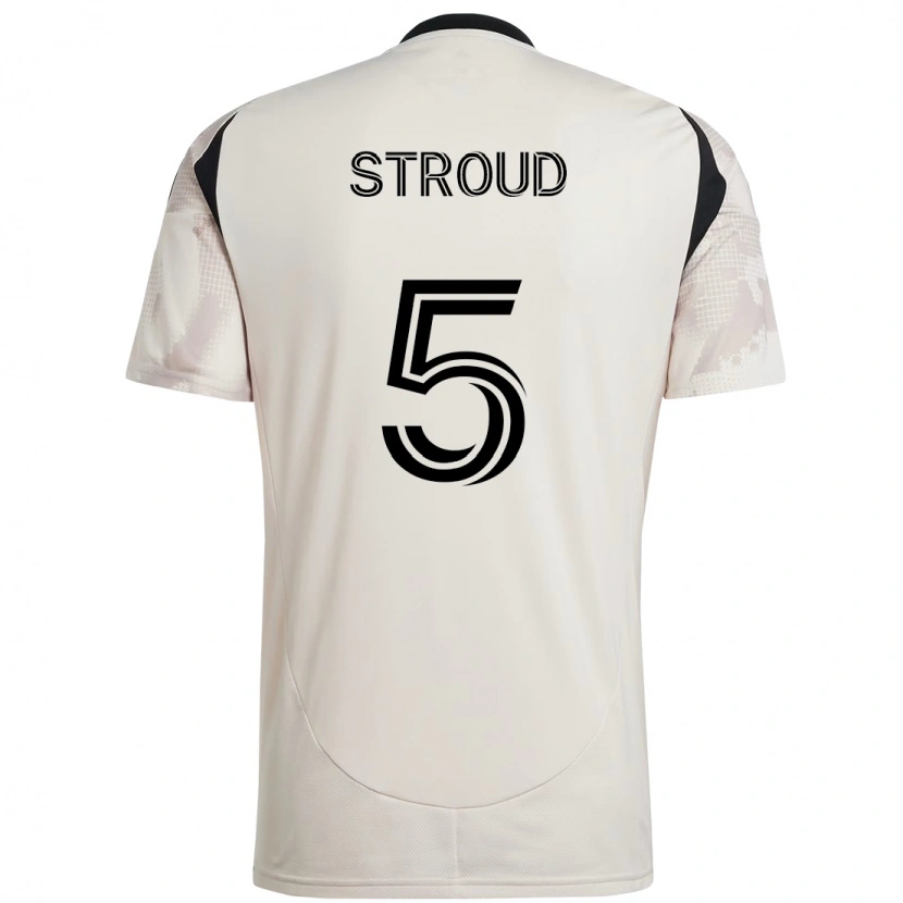 Danxen Homme Maillot Peter Stroud #5 Rouge Noir Tenues Extérieur 2025/26 T-Shirt