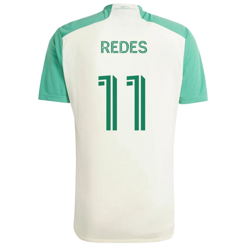 Danxen Homme Maillot Rodney Redes #11 Vert Noir Tenues Extérieur 2025/26 T-Shirt