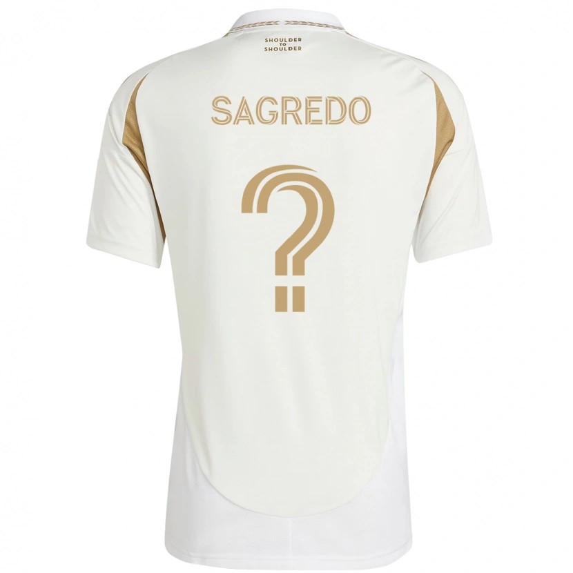 Danxen Homme Maillot Giancarlo Sagredo #0 Blanc Marron Tenues Extérieur 2025/26 T-Shirt