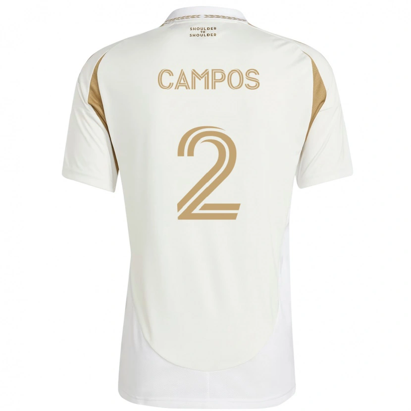 Danxen Homme Maillot Omar Campos #2 Noir Marron Tenues Extérieur 2025/26 T-Shirt