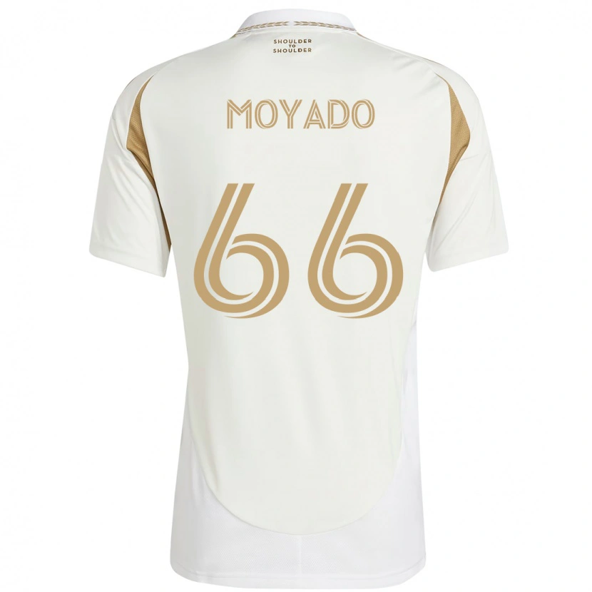 Danxen Homme Maillot Bryan Moyado #66 Blanc Marron Tenues Extérieur 2025/26 T-Shirt