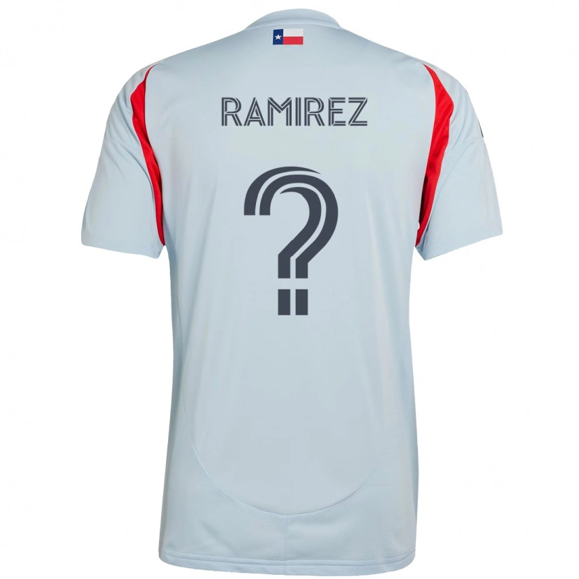 Danxen Homme Maillot Anthony Ramírez #0 Bleu Clair Rouge Tenues Extérieur 2025/26 T-Shirt