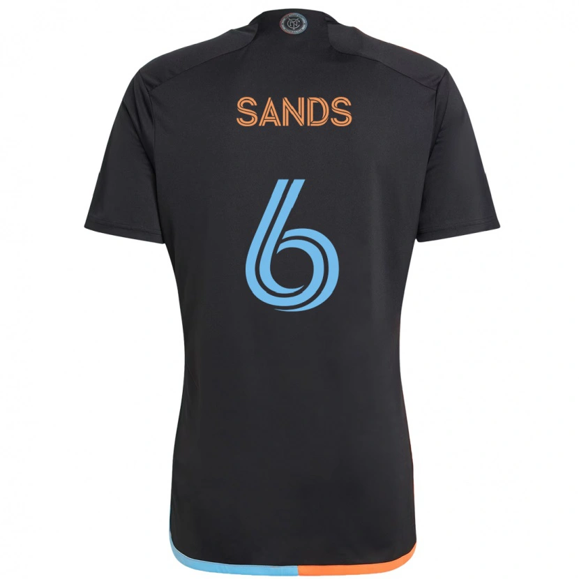 Danxen Homme Maillot James Sands #6 Bleu Clair Tenues Extérieur 2025/26 T-Shirt