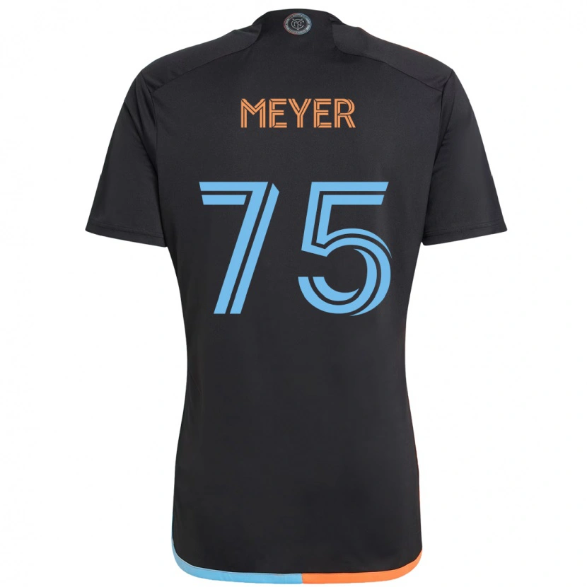 Danxen Homme Maillot Will Meyer #75 Noir Bleu Orange Tenues Extérieur 2025/26 T-Shirt
