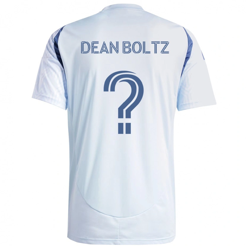 Danxen Homme Maillot Dean Boltz #0 Bleu Ciel Clair Bleu Tenues Extérieur 2025/26 T-Shirt