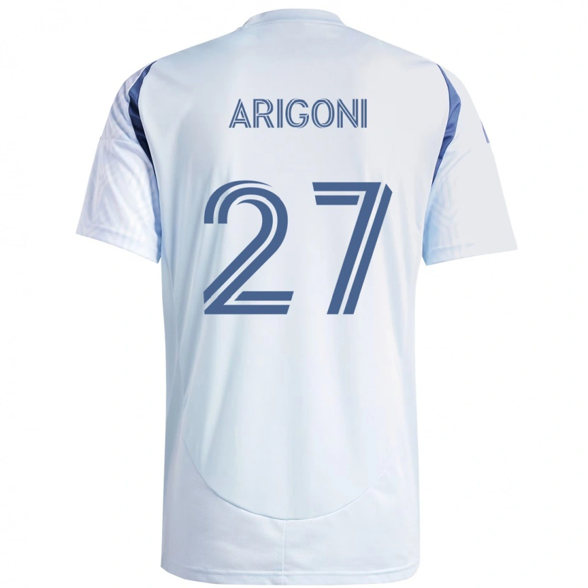 Danxen Homme Maillot Allan Arigoni #27 Bleu Ciel Clair Bleu Tenues Extérieur 2025/26 T-Shirt