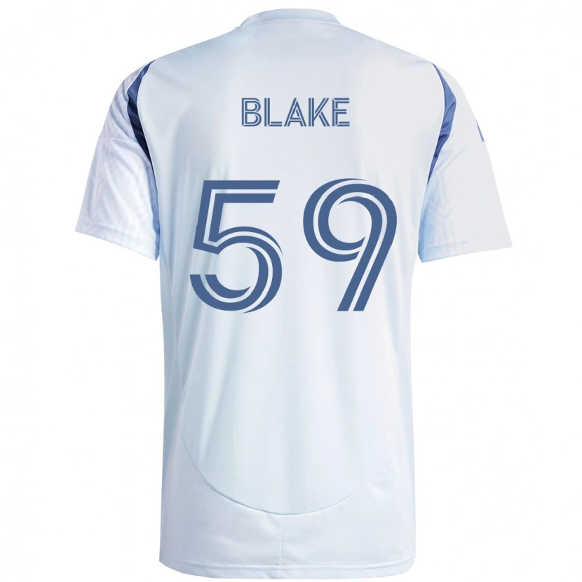 Danxen Homme Maillot Romain Blake #59 Rouge Blanc Tenues Extérieur 2025/26 T-Shirt