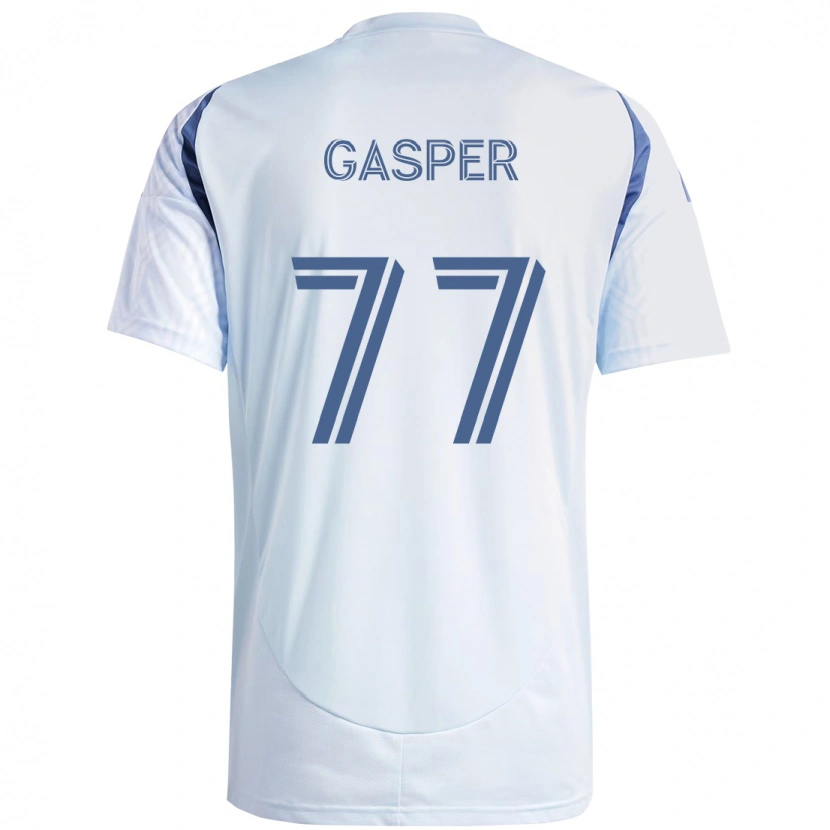 Danxen Homme Maillot Chase Gasper #77 Rouge Blanc Tenues Extérieur 2025/26 T-Shirt
