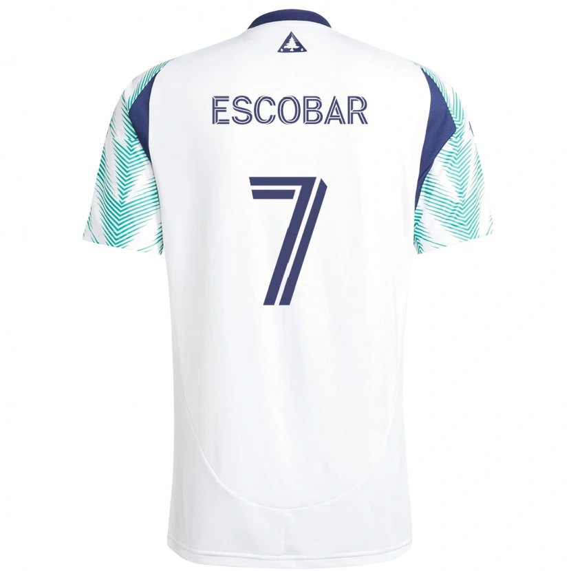 Danxen Homme Maillot Olger Escobar #7 Bleu Rouge Tenues Extérieur 2025/26 T-Shirt