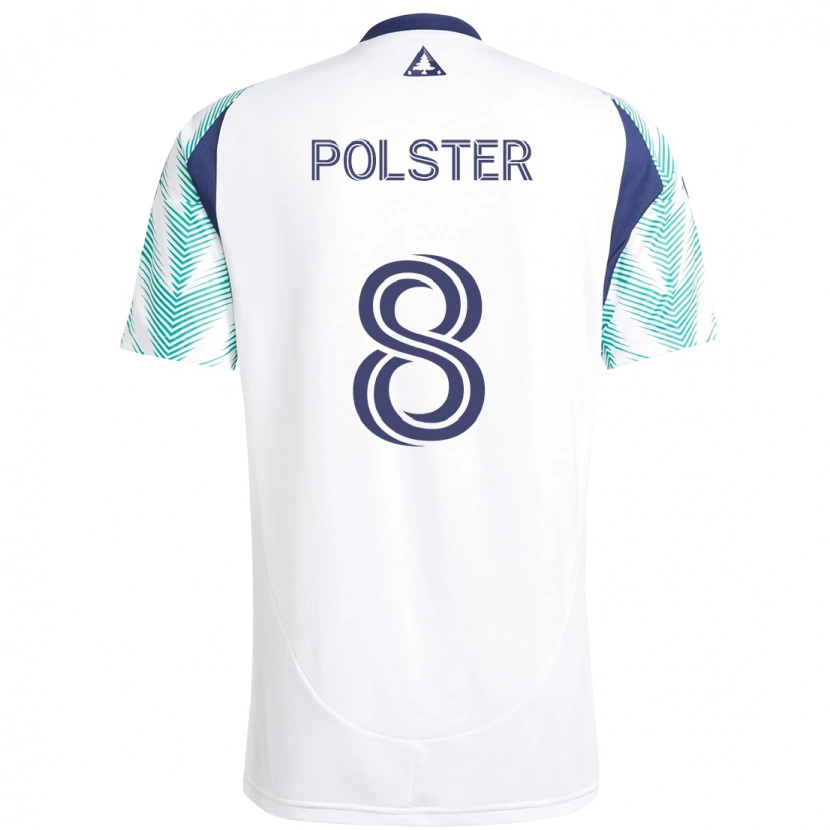 Danxen Homme Maillot Matt Polster #8 Bleu Rouge Tenues Extérieur 2025/26 T-Shirt