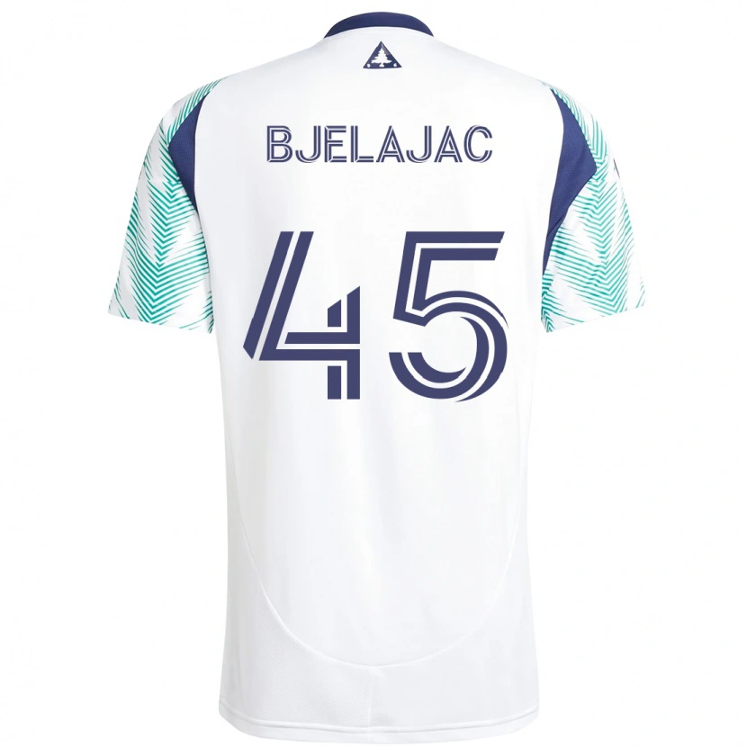 Danxen Homme Maillot Andrej Bjelajac #45 Bleu Rouge Tenues Extérieur 2025/26 T-Shirt