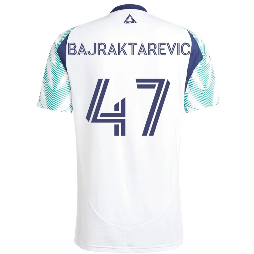 Danxen Homme Maillot Esmir Bajraktarevic #47 Bleu Rouge Tenues Extérieur 2025/26 T-Shirt
