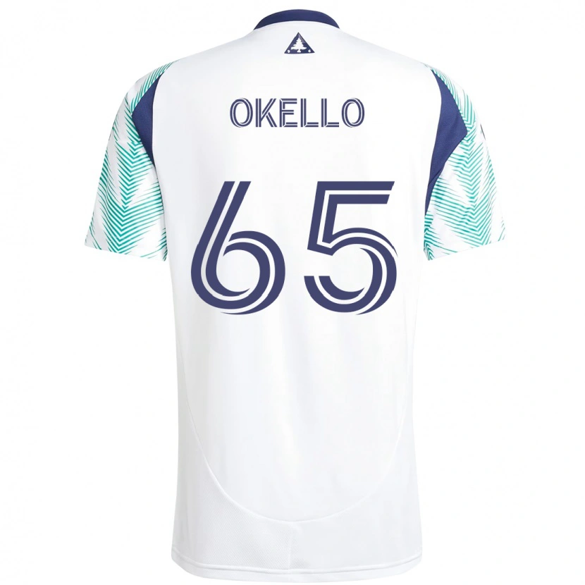 Danxen Homme Maillot Noble Okello #65 Bleu Rouge Tenues Extérieur 2025/26 T-Shirt