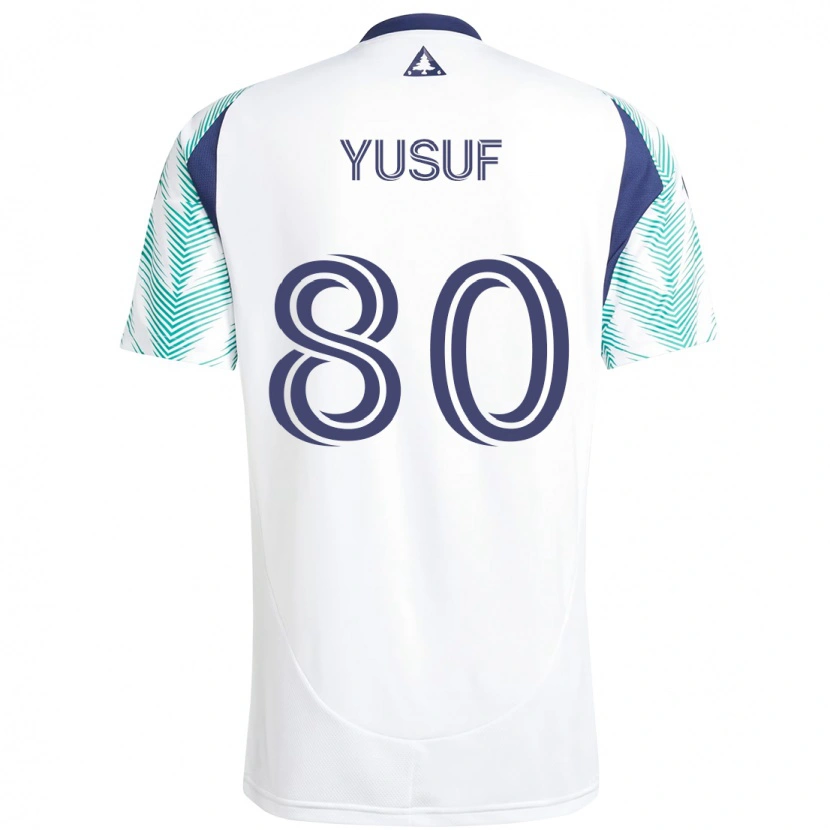 Danxen Homme Maillot Alhassan Yusuf #80 Bleu Rouge Tenues Extérieur 2025/26 T-Shirt