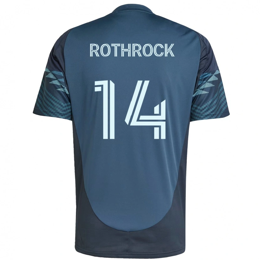 Danxen Homme Maillot Paul Rothrock #14 Vert Blanc Tenues Extérieur 2025/26 T-Shirt