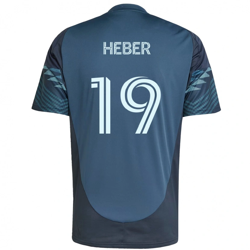 Danxen Homme Maillot Héber #19 Vert Blanc Tenues Extérieur 2025/26 T-Shirt