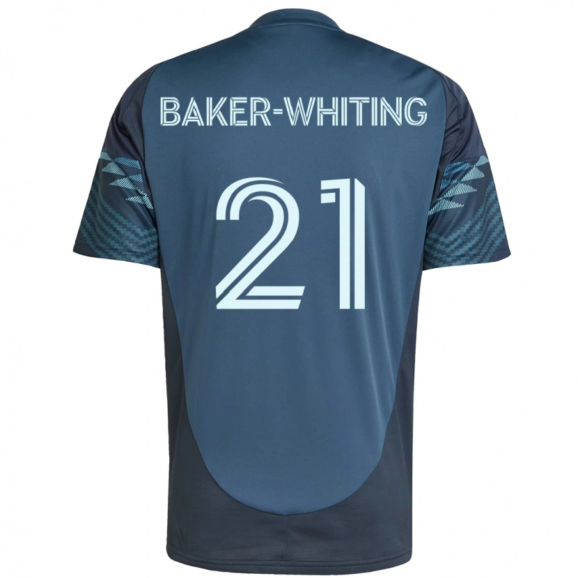 Danxen Homme Maillot Reed Baker-Whiting #21 Vert Blanc Tenues Extérieur 2025/26 T-Shirt