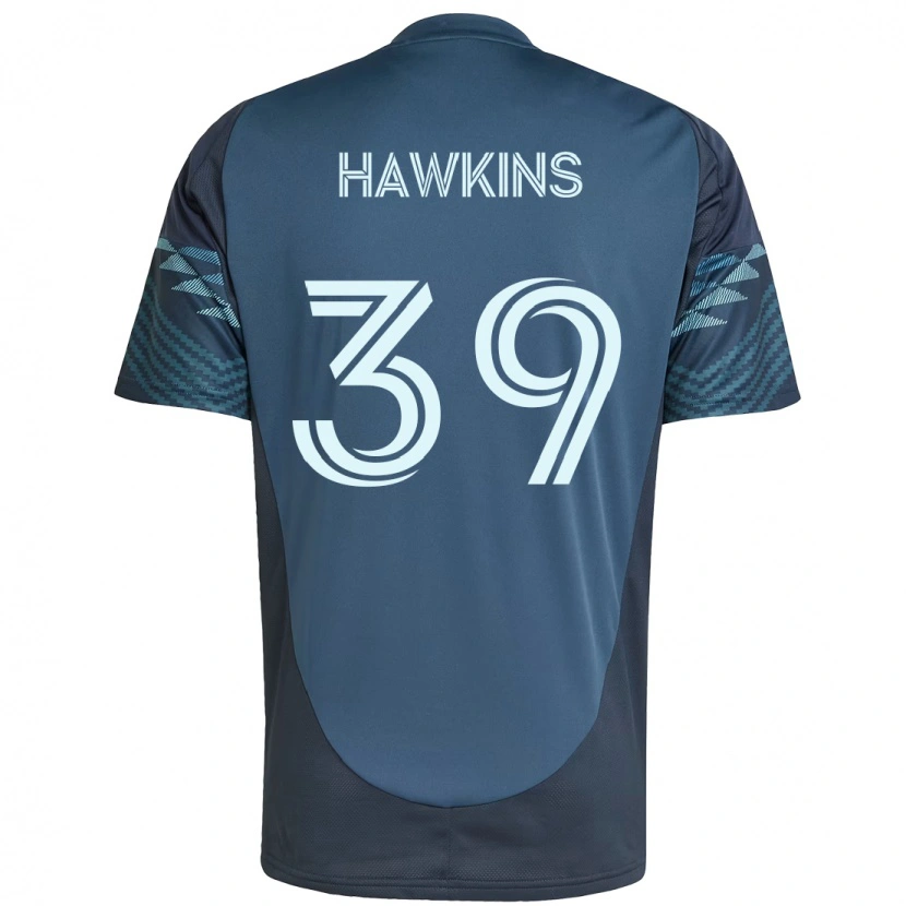 Danxen Homme Maillot Stuart Hawkins #39 Vert Blanc Tenues Extérieur 2025/26 T-Shirt