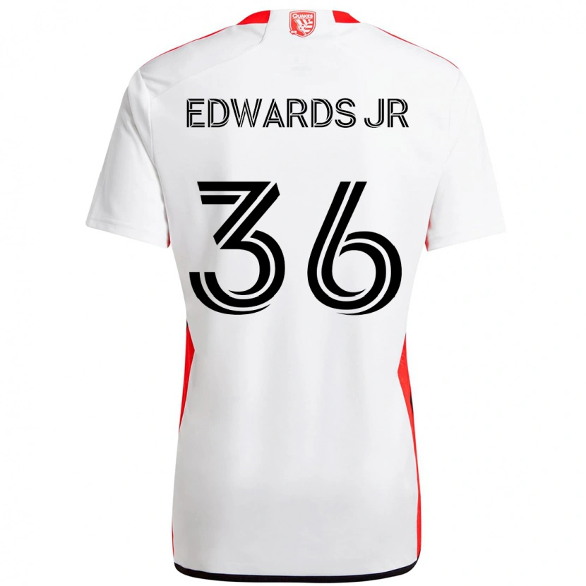 Danxen Homme Maillot Earl Edwards Jr. #36 Noir Bleu Foncé Tenues Extérieur 2025/26 T-Shirt