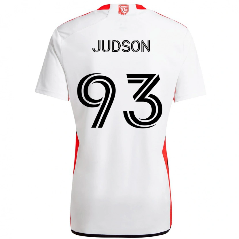 Danxen Homme Maillot Judson #93 Blanc Rouge Tenues Extérieur 2025/26 T-Shirt