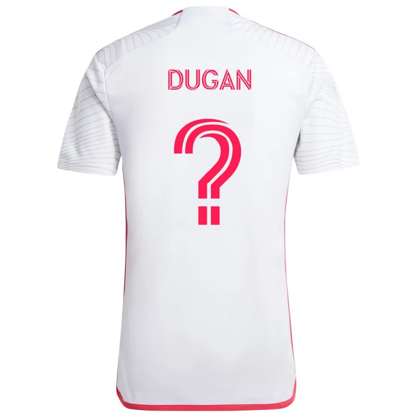 Danxen Homme Maillot Ryan Dugan #0 Magenta Blanc Tenues Extérieur 2025/26 T-Shirt