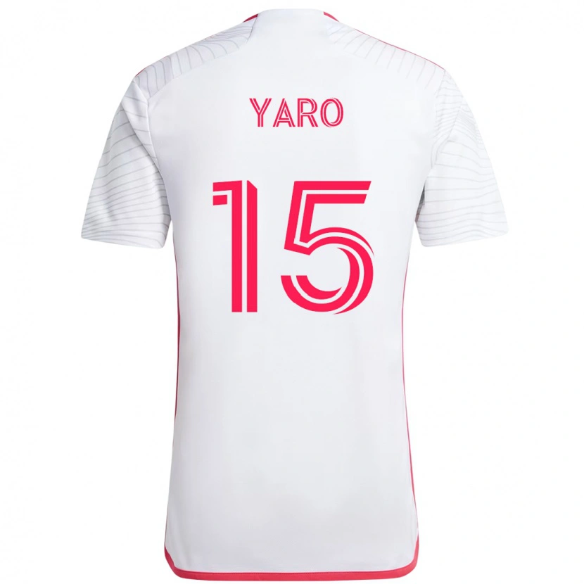 Danxen Homme Maillot Joshua Yaro #15 Magenta Blanc Tenues Extérieur 2025/26 T-Shirt