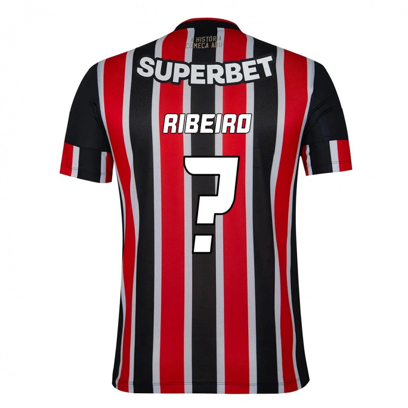 Danxen Homme Maillot Thiago Ribeiro #0 Noir Rouge Tenues Extérieur 2025/26 T-Shirt