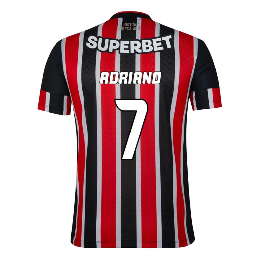 Danxen Homme Maillot João Adriano #7 Noir Rouge Tenues Extérieur 2025/26 T-Shirt