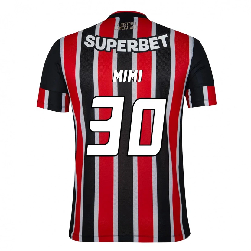 Danxen Homme Maillot Mimi #30 Noir Rouge Tenues Extérieur 2025/26 T-Shirt