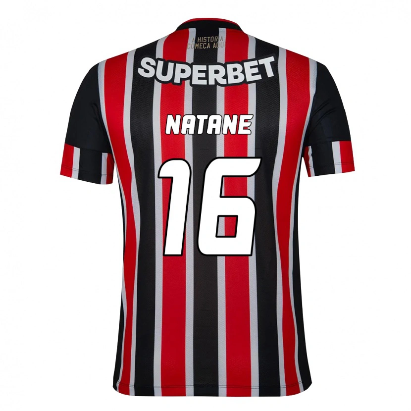 Danxen Homme Maillot Natane #16 Noir Rouge Tenues Extérieur 2025/26 T-Shirt