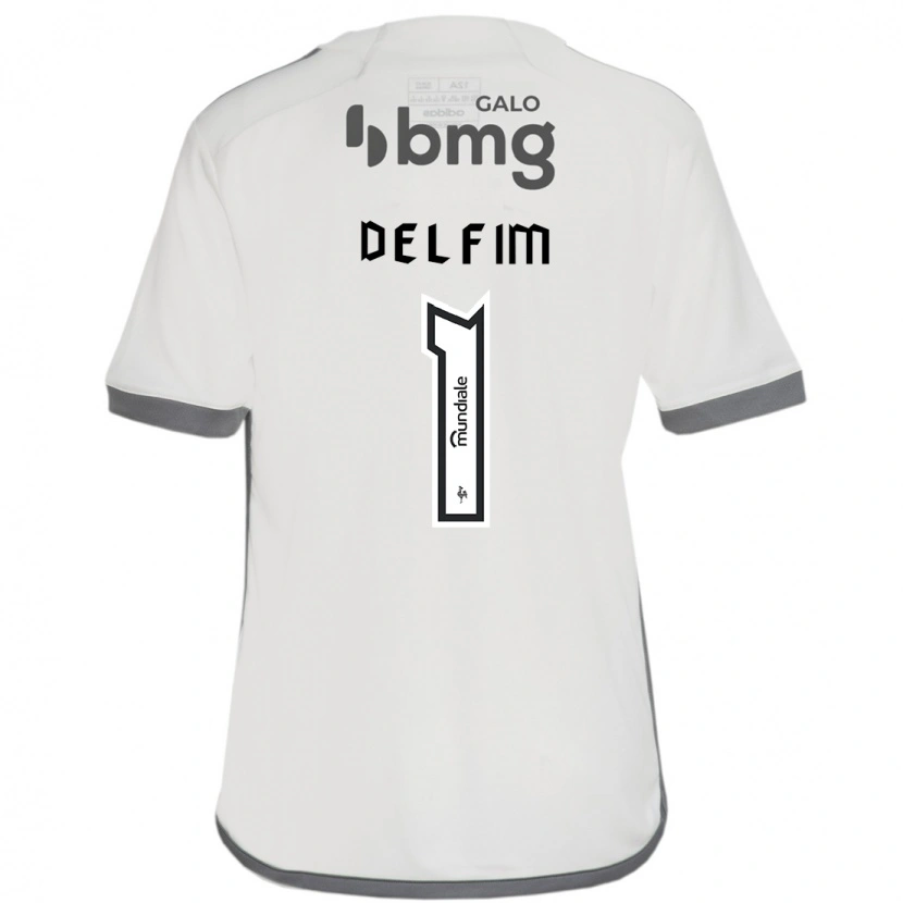 Danxen Homme Maillot Gabriel Delfim #1 Blanc Cassé Tenues Extérieur 2025/26 T-Shirt