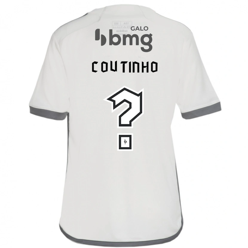 Danxen Homme Maillot Coutinho #0 Blanc Noir Tenues Extérieur 2025/26 T-Shirt