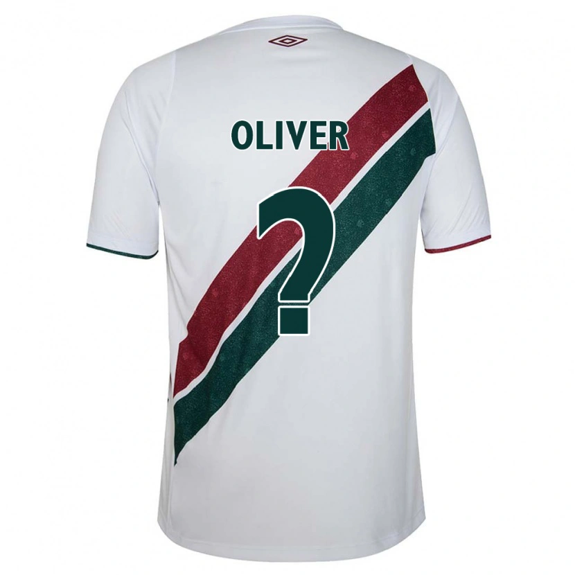 Danxen Homme Maillot Oliver #0 Vert Bordeaux Blanc Tenues Extérieur 2025/26 T-Shirt