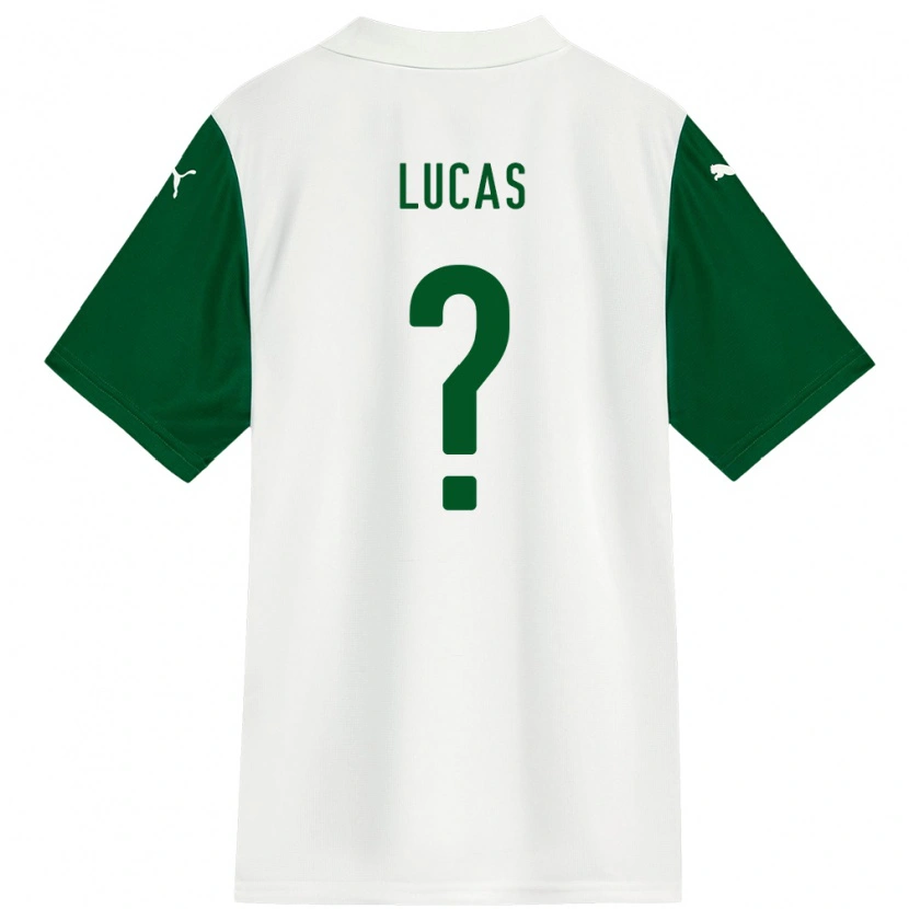 Danxen Homme Maillot André Lucas #0 Vert Blanc Tenues Extérieur 2025/26 T-Shirt