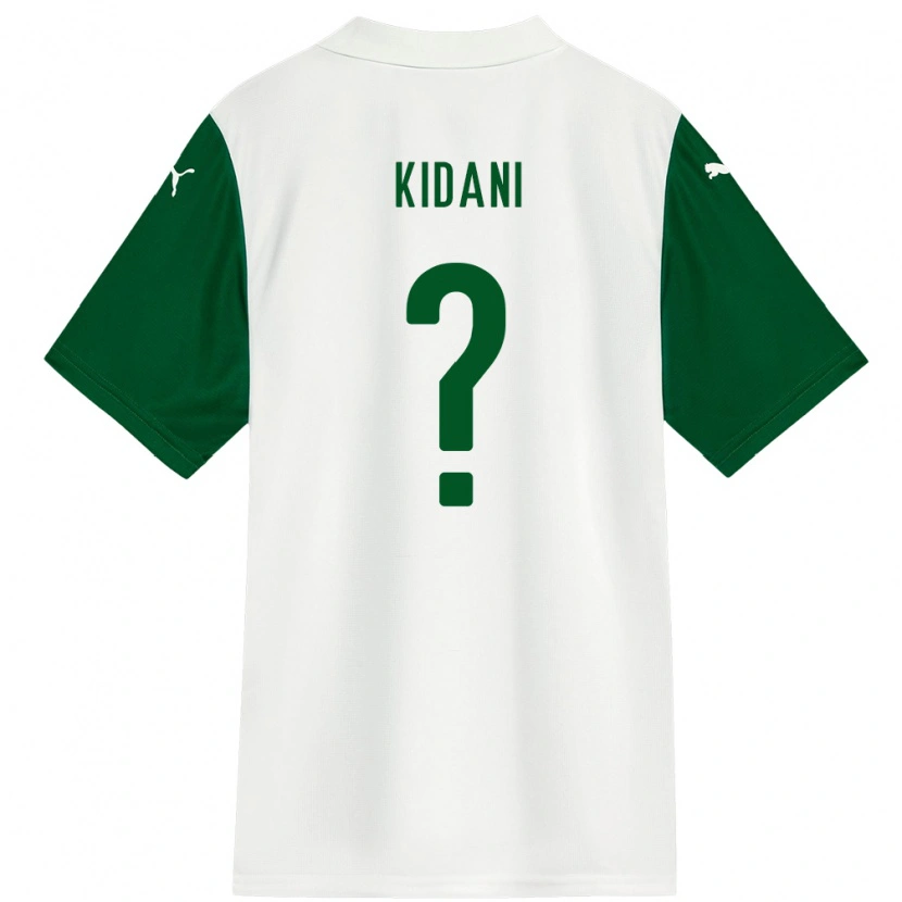Danxen Homme Maillot Gabriel Kidani #0 Vert Blanc Tenues Extérieur 2025/26 T-Shirt