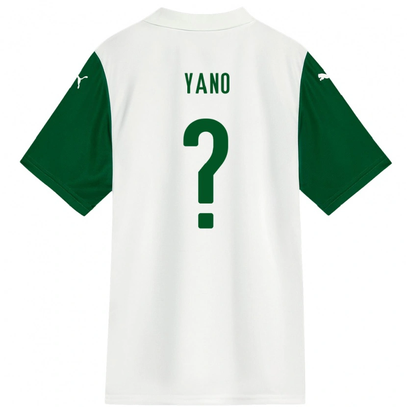Danxen Homme Maillot Luiz Yano #0 Vert Blanc Tenues Extérieur 2025/26 T-Shirt