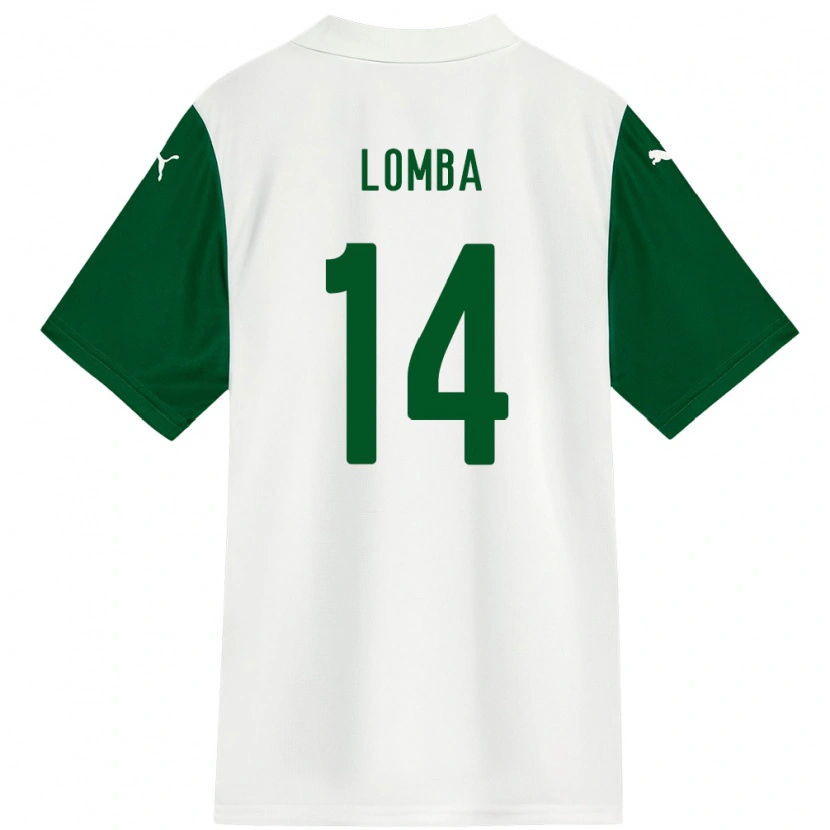 Danxen Homme Maillot Marcelo Lomba #14 Vert Blanc Tenues Extérieur 2025/26 T-Shirt