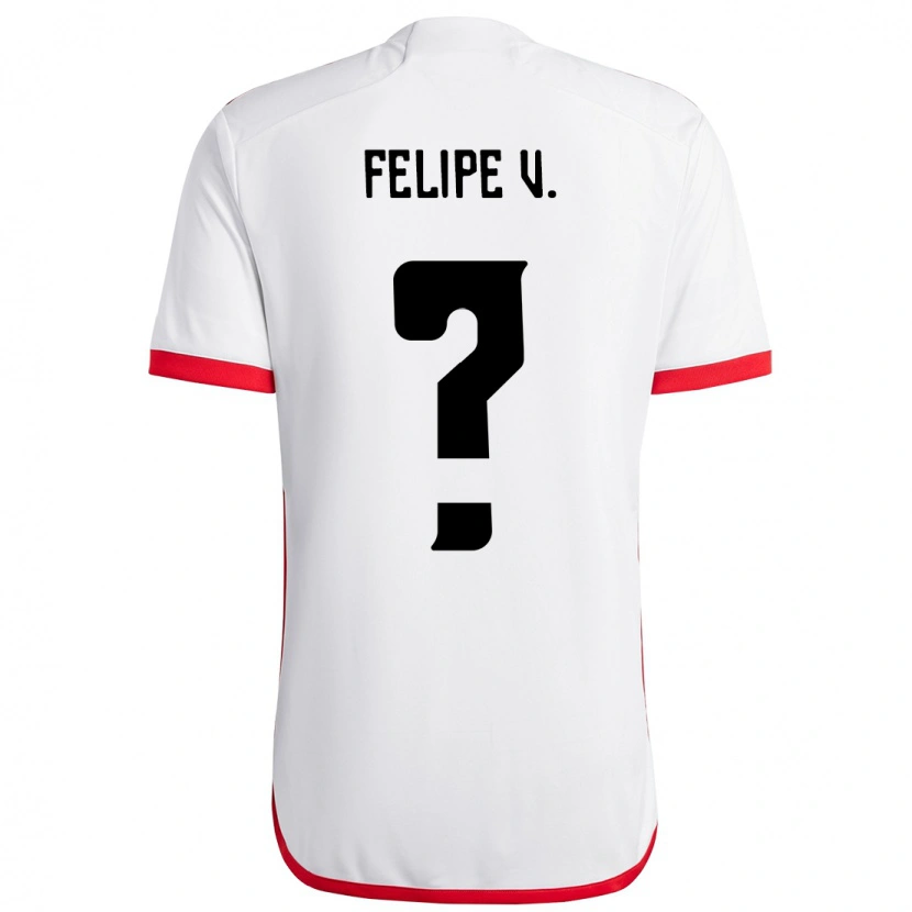Danxen Homme Maillot Felipe Vieira #0 Rouge Noir Tenues Extérieur 2025/26 T-Shirt