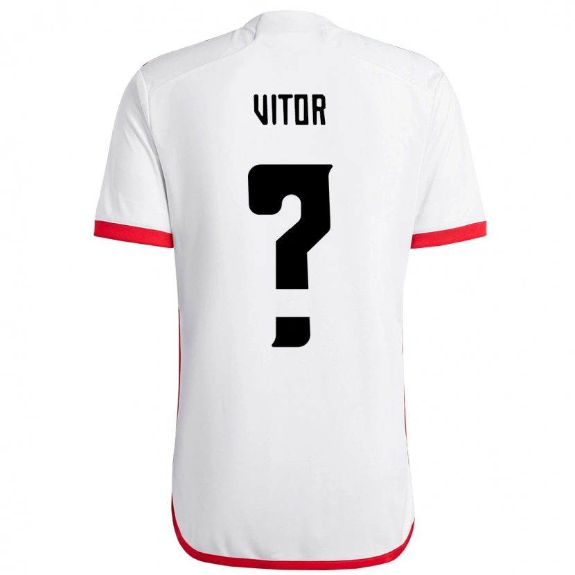 Danxen Homme Maillot João Vitor #0 Rouge Noir Tenues Extérieur 2025/26 T-Shirt