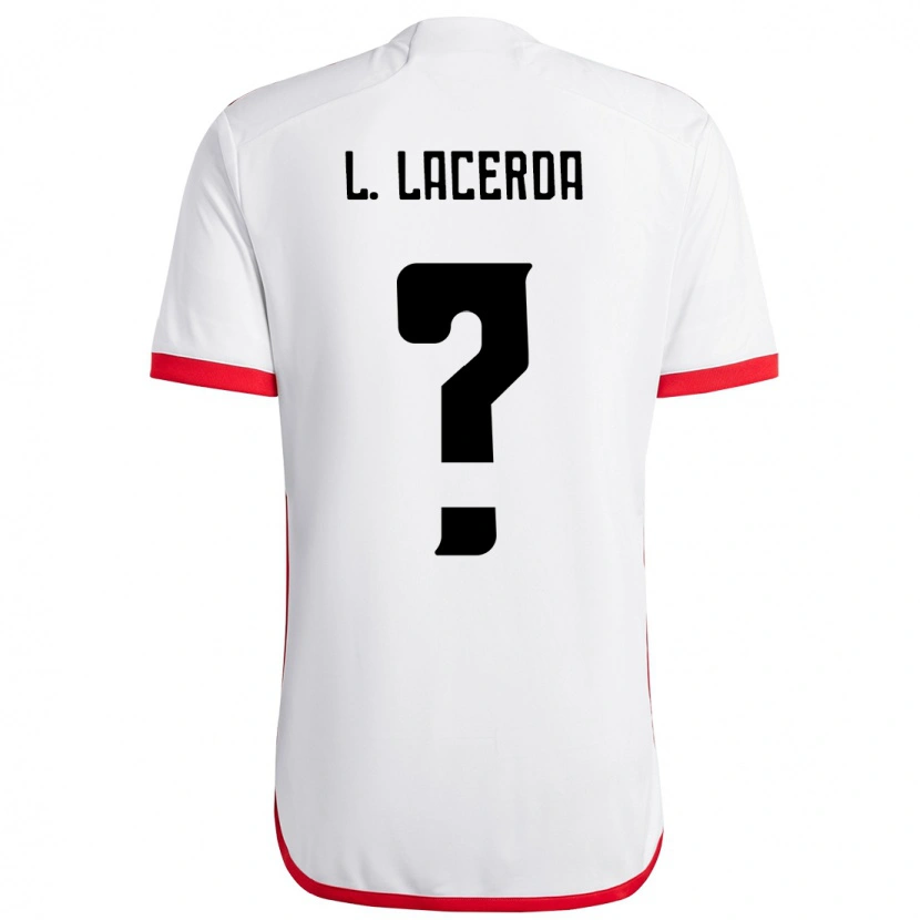 Danxen Homme Maillot Iago Lacerda #0 Rouge Noir Tenues Extérieur 2025/26 T-Shirt