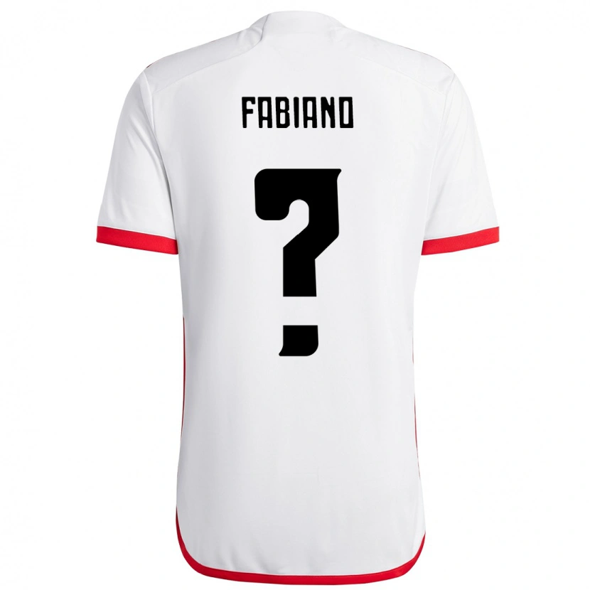 Danxen Homme Maillot Fabiano #0 Rouge Noir Tenues Extérieur 2025/26 T-Shirt