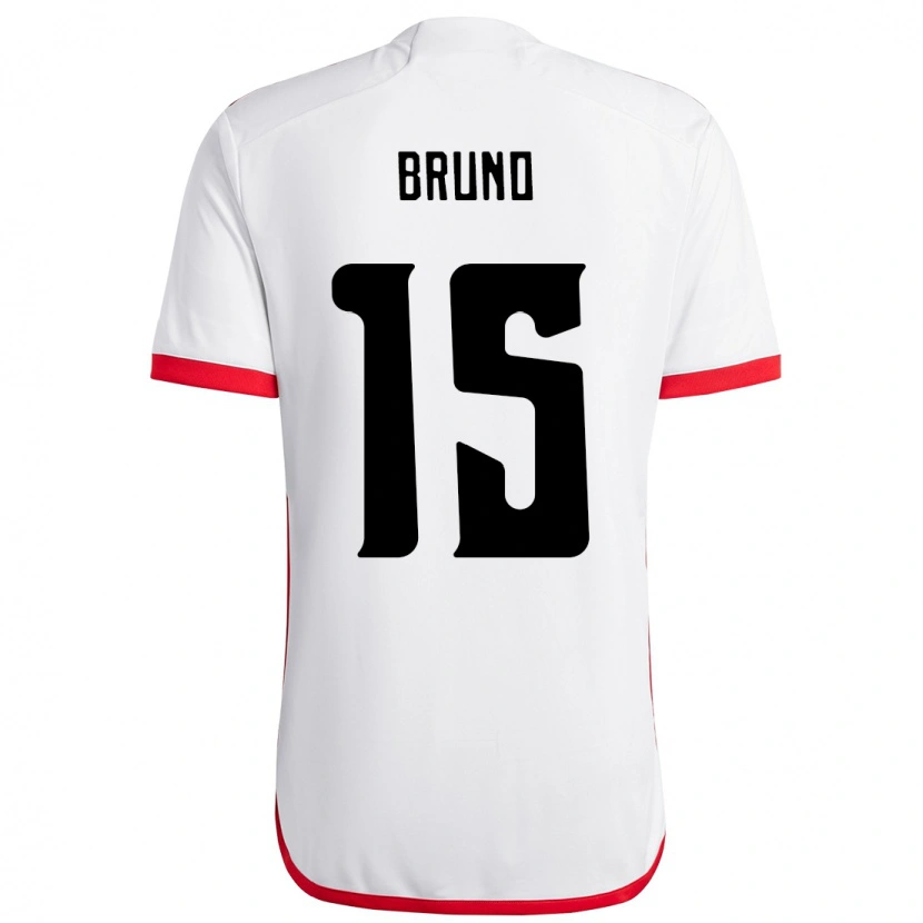 Danxen Homme Maillot Fabrício Bruno #15 Rouge Noir Tenues Extérieur 2025/26 T-Shirt