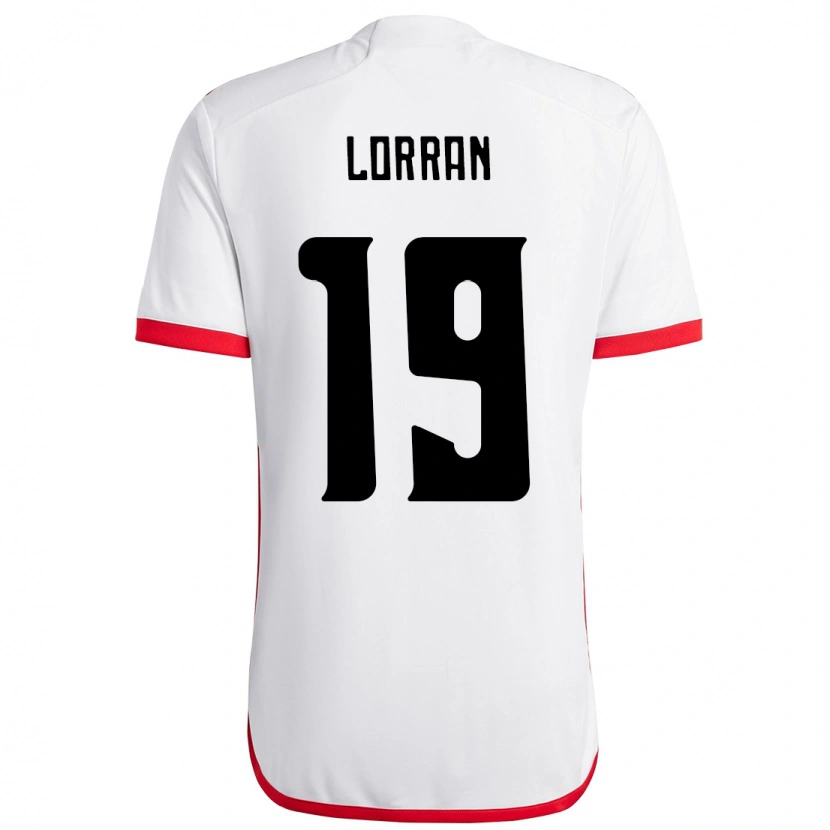 Danxen Homme Maillot Lorran #19 Rouge Noir Tenues Extérieur 2025/26 T-Shirt