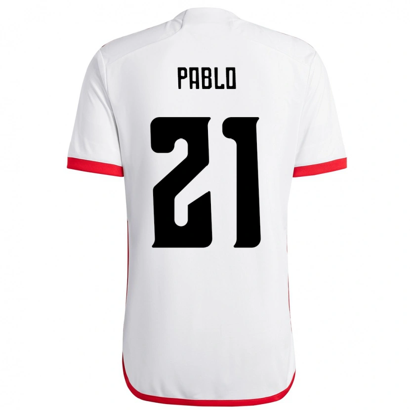 Danxen Homme Maillot Pablo #21 Rouge Noir Tenues Extérieur 2025/26 T-Shirt