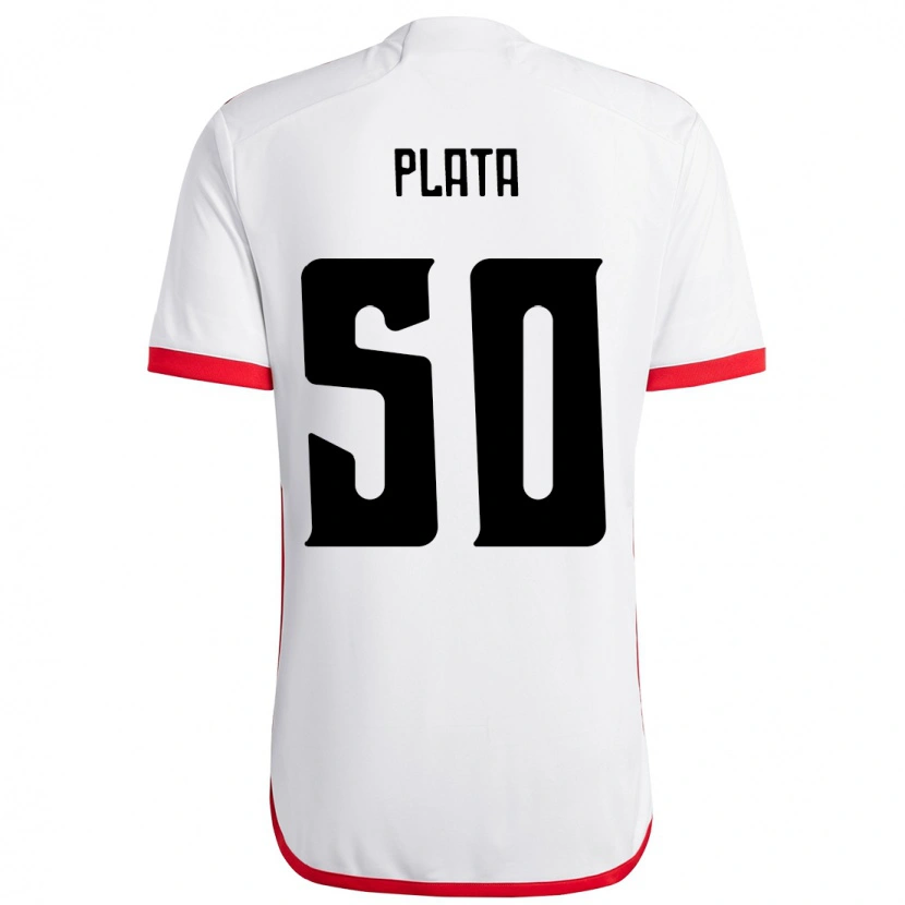 Danxen Homme Maillot Gonzalo Plata #50 Rouge Noir Tenues Extérieur 2025/26 T-Shirt
