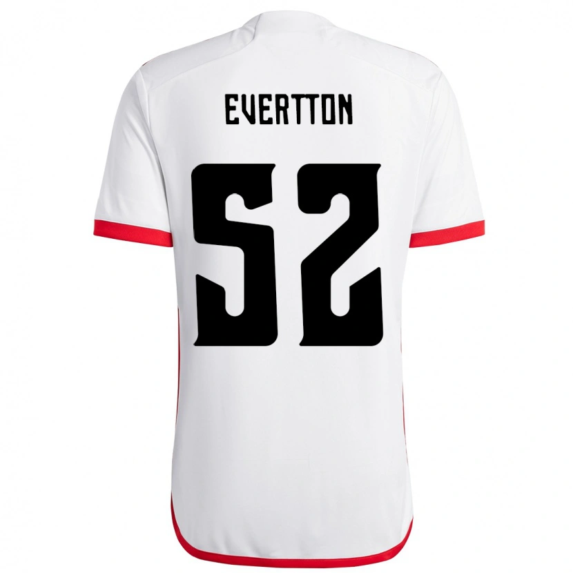 Danxen Homme Maillot Evertton Araújo #52 Rouge Noir Tenues Extérieur 2025/26 T-Shirt