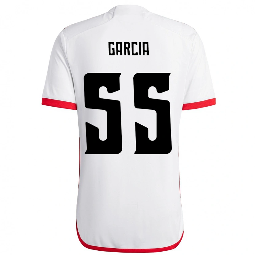 Danxen Homme Maillot Caio Garcia #55 Rouge Noir Tenues Extérieur 2025/26 T-Shirt