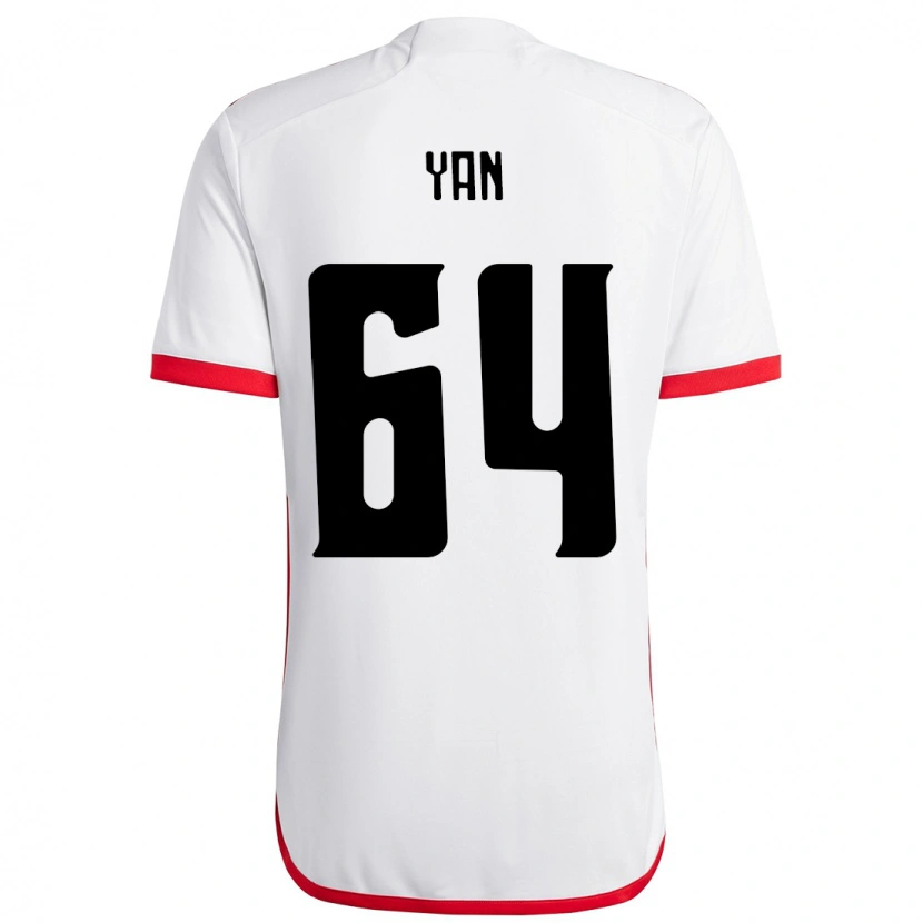 Danxen Homme Maillot Wallace Yan #64 Rouge Noir Tenues Extérieur 2025/26 T-Shirt