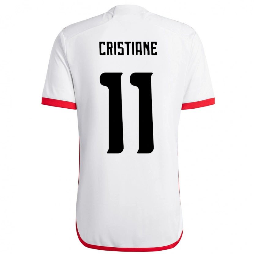 Danxen Homme Maillot Cristiane #11 Rouge Noir Tenues Extérieur 2025/26 T-Shirt